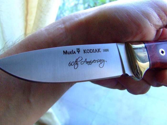 Detalle del cuchillo KODIAK 10TH