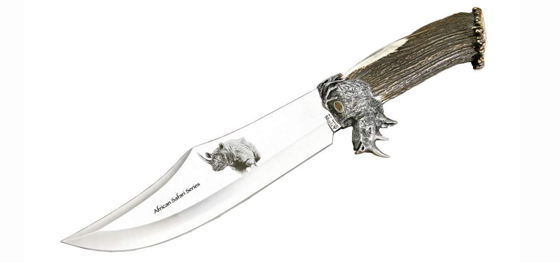 Luxury knive Rhino big five