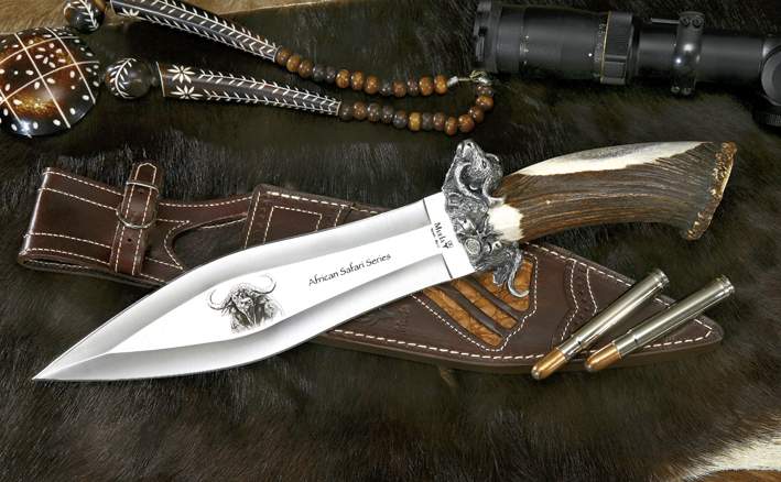 cuchillo caza bufalo serie limitada african safaris.