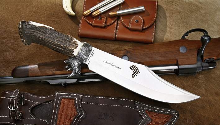 cuchillo caza RINOCERONTE serie limitada african safaris. Muela